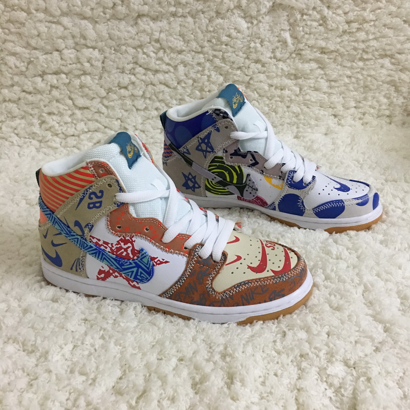 TC x What The Nike Dunk SB High GS Shoes